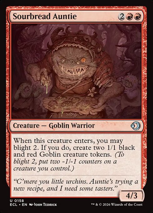 Lorwyn Eclipsed - 158 - Sourbread Auntie - Uncommon - R - Non-foil