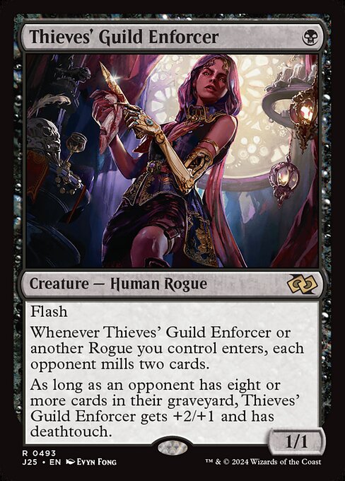 Foundations Jumpstart - 493 - Thieves' Guild Enforcer - Rare - B - Non-foil