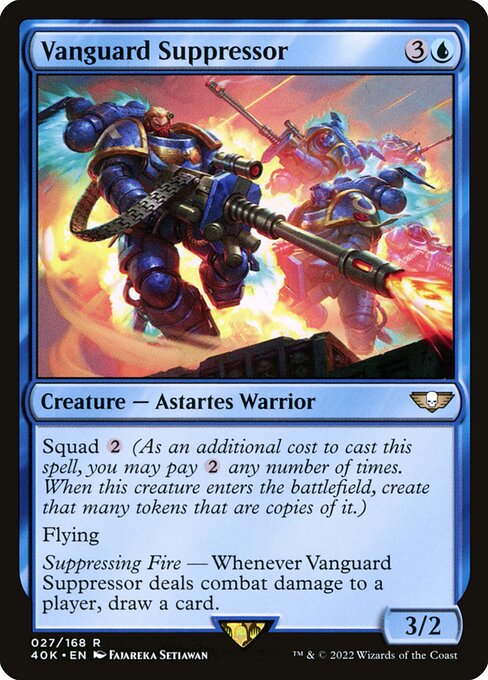 Warhammer 40,000 Commander - 27 - Vanguard Suppressor - Rare - U - Non-foil