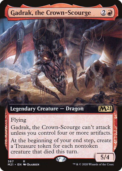 Core Set 2021 - 367 - Gadrak, the Crown-Scourge - Rare - R - Foil