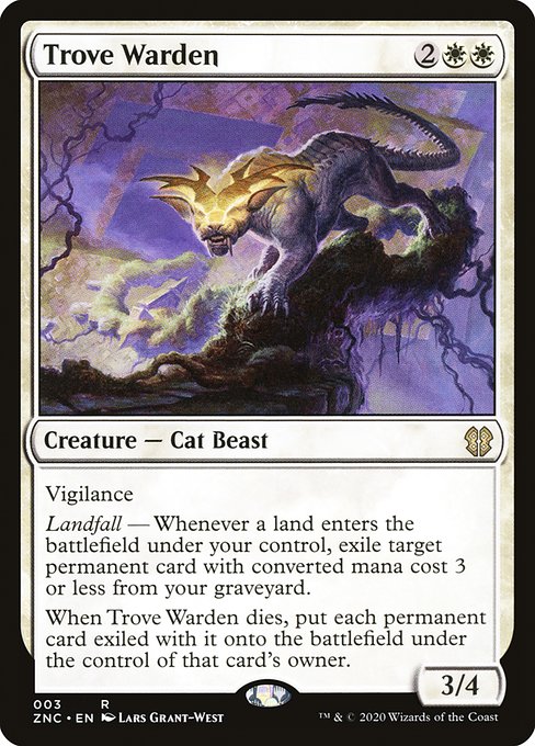 Zendikar Rising Commander - 3 - Trove Warden - Rare - W - Non-foil