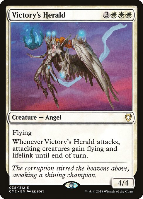 Commander Anthology Volume II - 38 - Victory's Herald - Rare - W - Non-foil