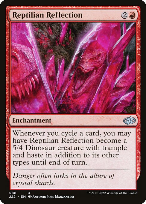 Jumpstart 2022 - 588 - Reptilian Reflection - Uncommon - R - Non-foil