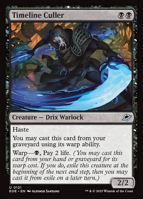 Edge of Eternities - 121 - Timeline Culler - Uncommon - B - Non-foil