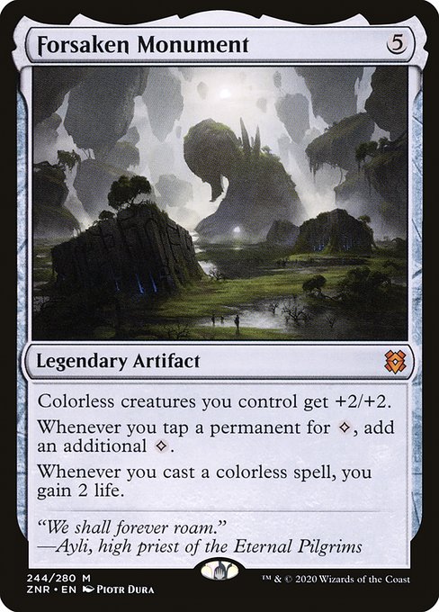 Zendikar Rising - 244 - Forsaken Monument - Mythic - C - Non-foil