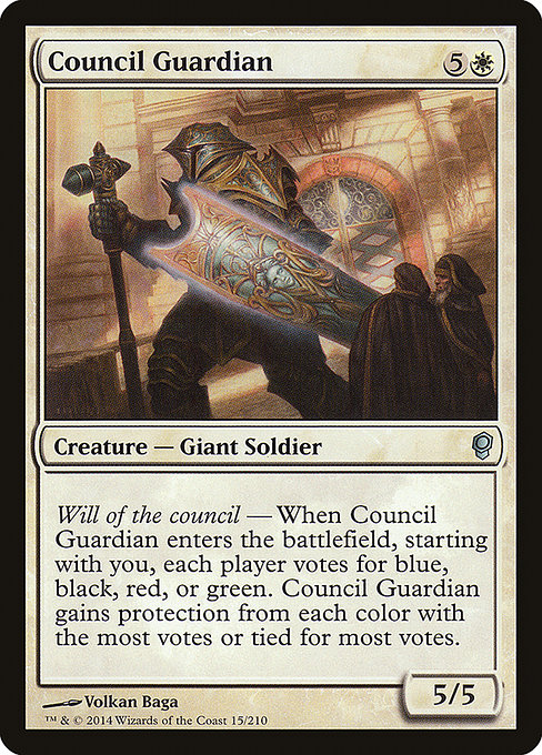Conspiracy - 15 - Council Guardian - Uncommon - W - Non-foil