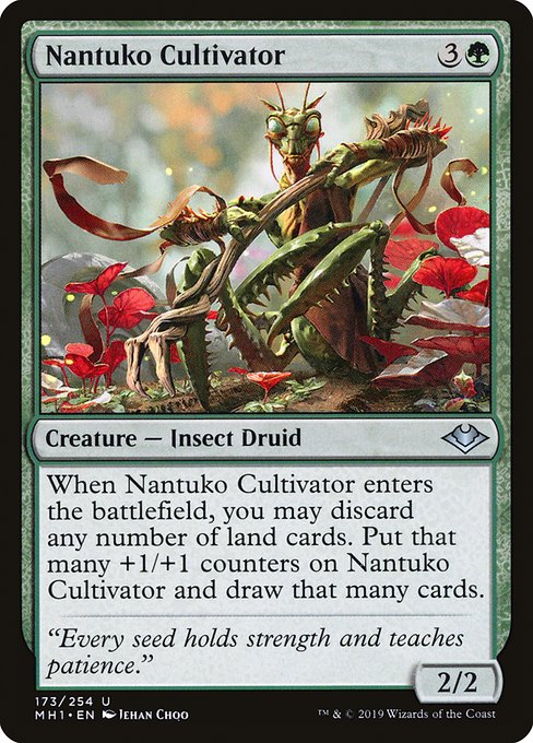 Modern Horizons - 173 - Nantuko Cultivator - Uncommon - G - Non-foil