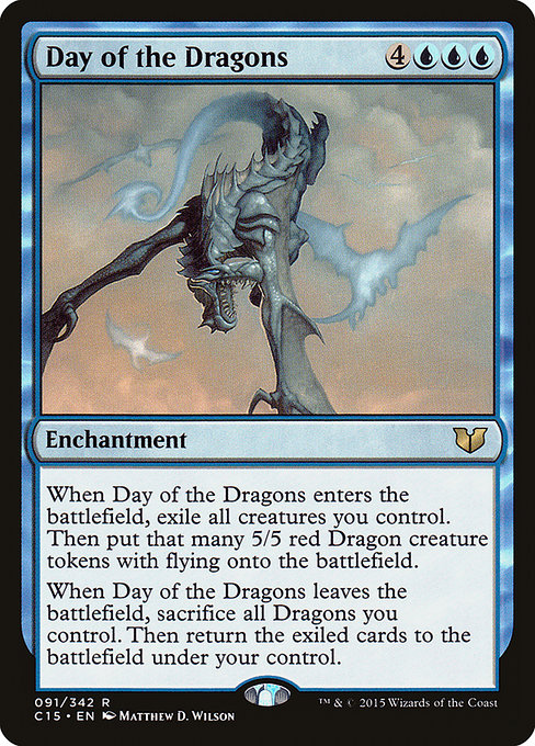 Commander 2015 - 91 - Day of the Dragons - Rare - U - Non-foil