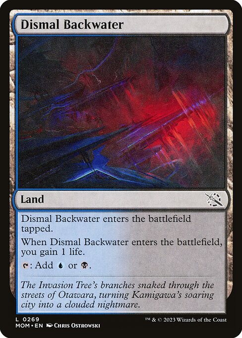 March of the Machine - 269 - Dismal Backwater - Common - C - Foil
