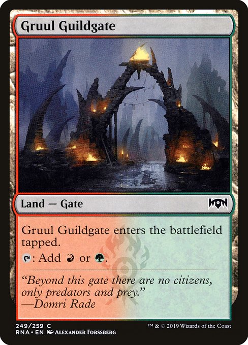 Ravnica Allegiance - 249 - Gruul Guildgate - Common - C - Non-foil