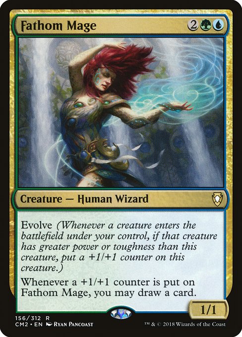 Commander Anthology Volume II - 156 - Fathom Mage - Rare - UG - Non-foil