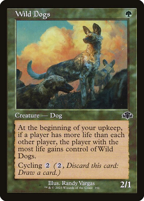 Dominaria Remastered - 351 - Wild Dogs - Common - G - Non-foil