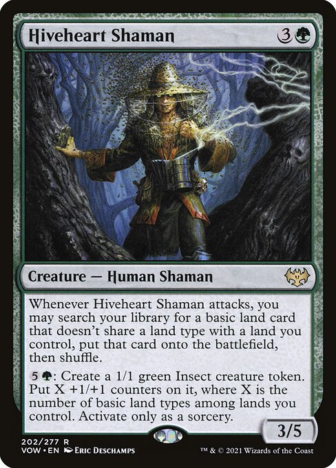 Innistrad: Crimson Vow - 202 - Hiveheart Shaman - Rare - G - Non-foil