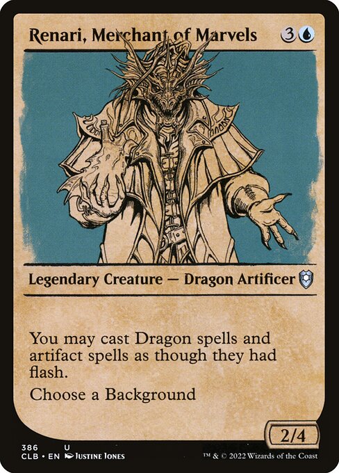 Commander Legends: Battle for Baldur's Gate - 386 - Renari, Merchant of Marvels - Uncommon - U - Non-foil