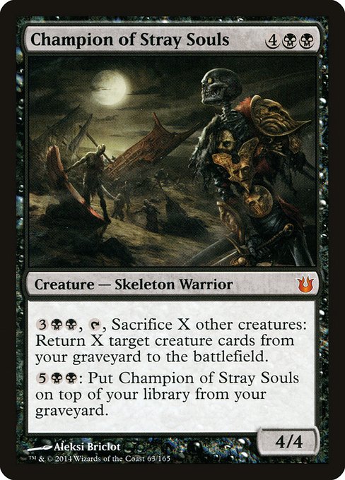 Born of the Gods - 63 - Champion of Stray Souls - Mythic - B - Non-foil
