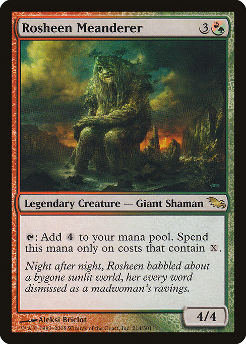 Shadowmoor - 214 - Rosheen Meanderer - Rare - RG - Non-foil