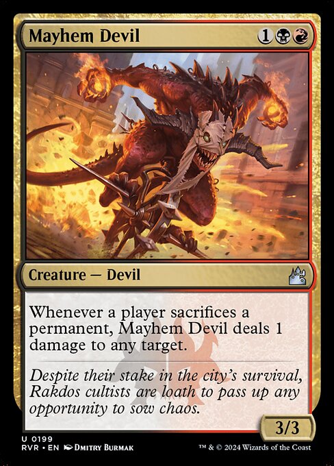 Ravnica Remastered - 199 - Mayhem Devil - Uncommon - BR - Non-foil