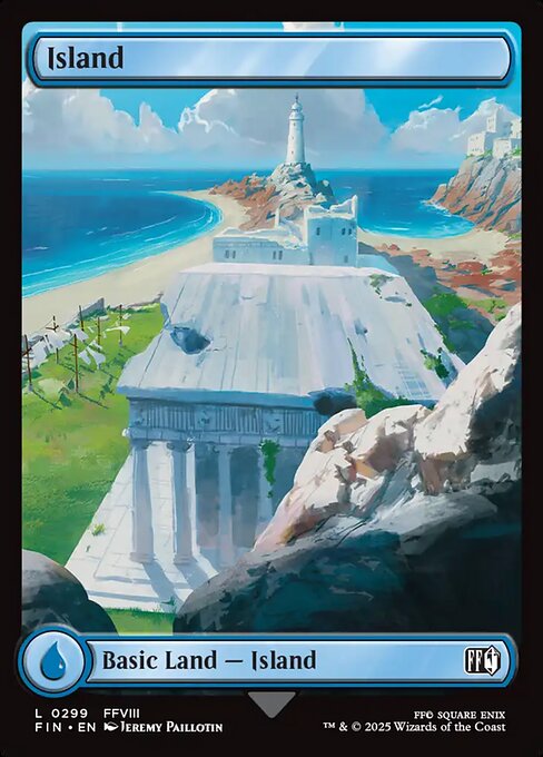 Final Fantasy - 299 - Island - Common - C - Foil