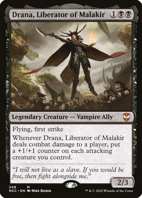 New Capenna Commander - 248 - Drana, Liberator of Malakir - Mythic - B - Non-foil