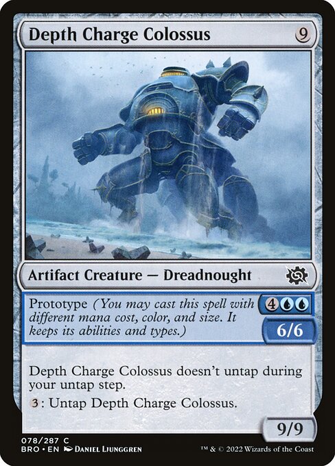 The Brothers' War - 78 - Depth Charge Colossus - Common - C - Non-foil