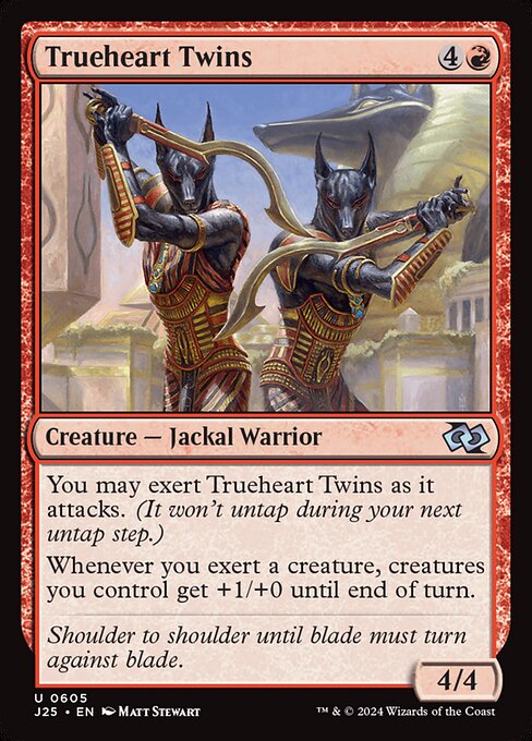 Foundations Jumpstart - 605 - Trueheart Twins - Uncommon - R - Non-foil