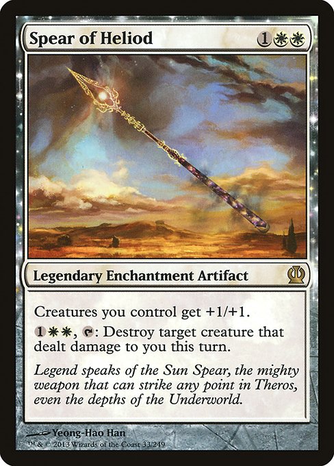 Theros - 33 - Spear of Heliod - Rare - W - Non-foil