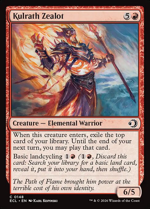 Lorwyn Eclipsed - 148 - Kulrath Zealot - Common - R - Non-foil