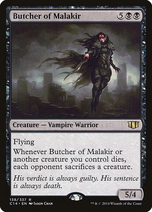Commander 2014 - 138 - Butcher of Malakir - Rare - B - Non-foil