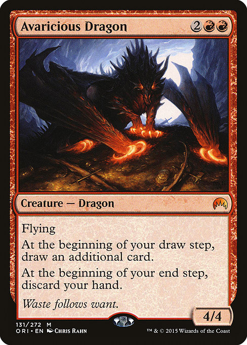 Magic Origins - 131 - Avaricious Dragon - Mythic - R - Non-foil