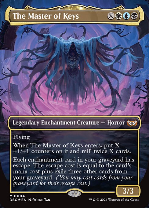 Duskmourn: House of Horror Commander - 4 - The Master of Keys - Mythic - Multi - Non-foil