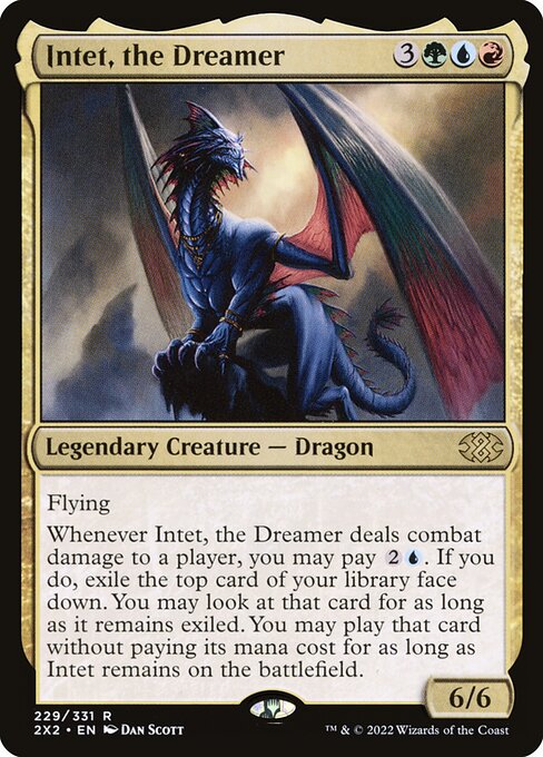 Double Masters 2022 - 229 - Intet, the Dreamer - Rare - Multi - Non-foil