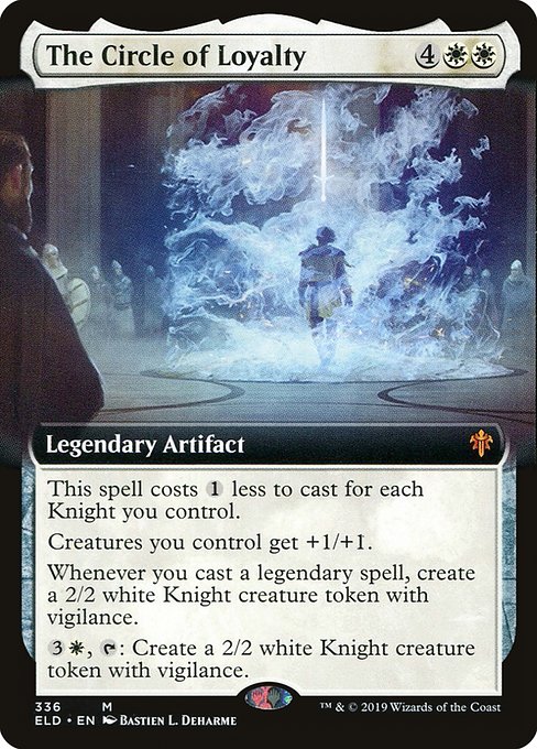 Throne of Eldraine - 336 - The Circle of Loyalty - Mythic - W - Foil