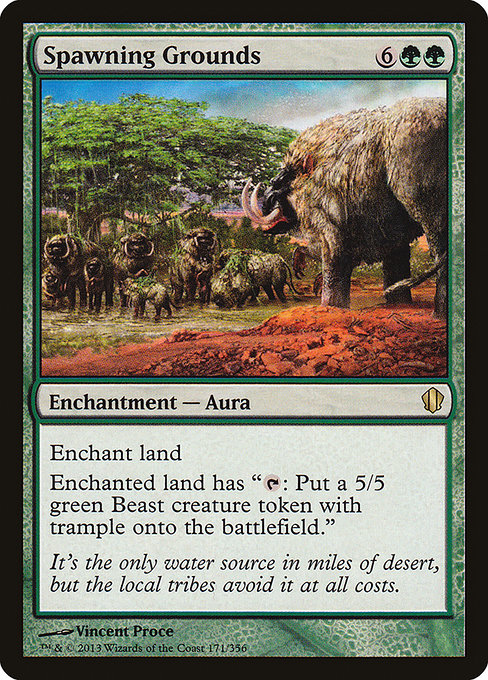 Commander 2013 - 171 - Spawning Grounds - Rare - G - Non-foil