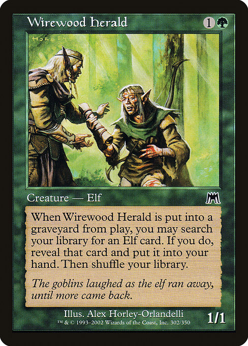 Onslaught - 302 - Wirewood Herald - Common - G - Non-foil