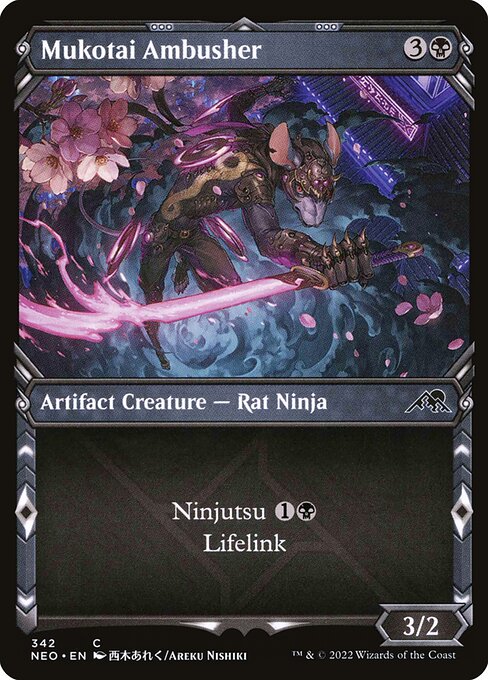 Kamigawa: Neon Dynasty - 342 - Mukotai Ambusher - Common - B - Non-foil