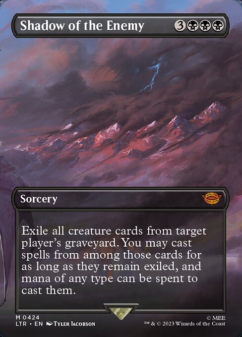 The Lord of the Rings: Tales of Middle-earth - 424 - Shadow of the Enemy - Mythic - B - Non-foil
