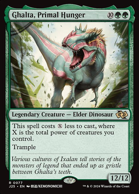 Foundations Jumpstart - 77 - Ghalta, Primal Hunger - Rare - G - Non-foil