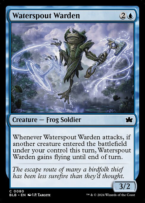 Bloomburrow - 80 - Waterspout Warden - Common - U - Foil
