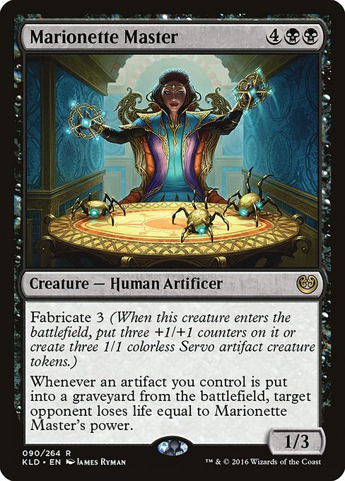 Kaladesh - 90 - Marionette Master - Rare - B - Foil