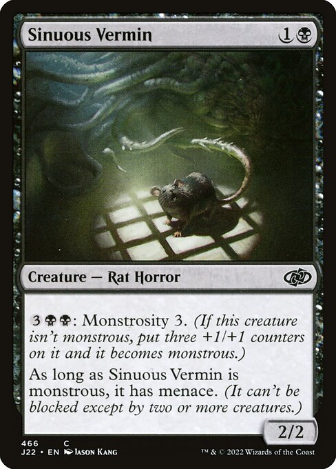 Jumpstart 2022 - 466 - Sinuous Vermin - Common - B - Non-foil