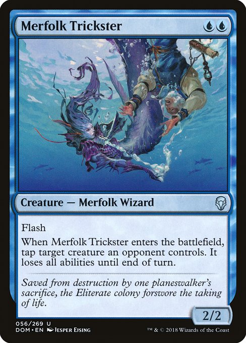 Dominaria - 56 - Merfolk Trickster - Uncommon - U - Non-foil