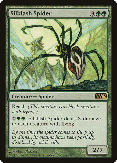 Magic 2013 - 191 - Silklash Spider - Rare - G - Non-foil
