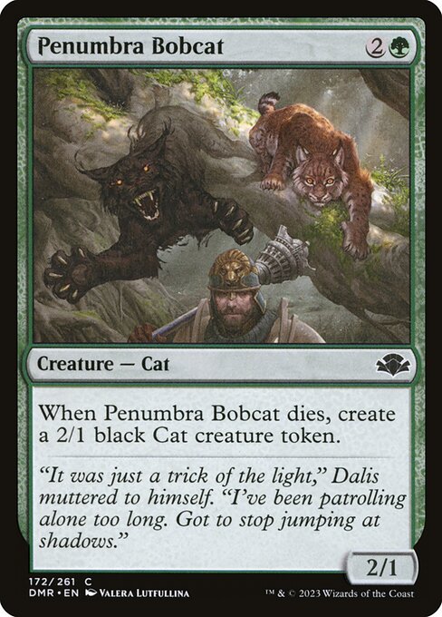 Dominaria Remastered - 172 - Penumbra Bobcat - Common - G - Non-foil
