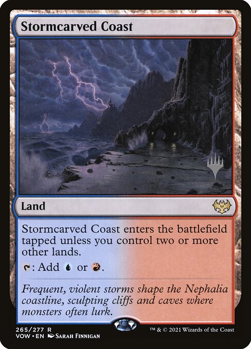 Innistrad: Crimson Vow Promos - 265p - Stormcarved Coast - Rare - C - Non-foil - Promo