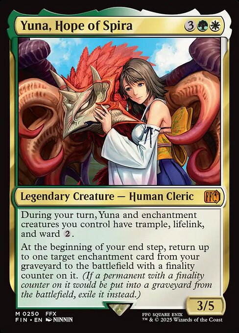 Final Fantasy - 250 - Yuna, Hope of Spira - Mythic - WG - Non-foil