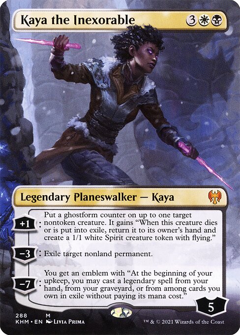 Kaldheim - 288 - Kaya the Inexorable - Mythic - WB - Non-foil