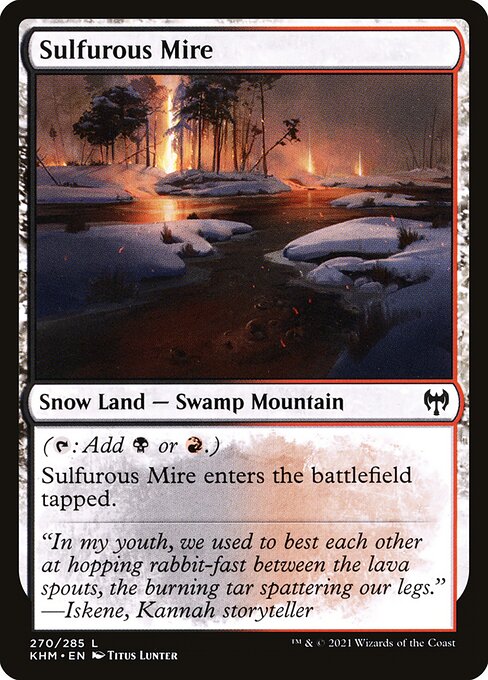Kaldheim - 270 - Sulfurous Mire - Common - C - Non-foil