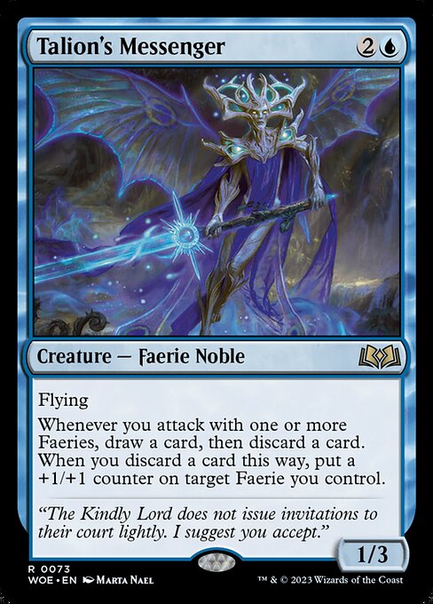 Wilds of Eldraine - 73 - Talion's Messenger - Rare - U - Non-foil