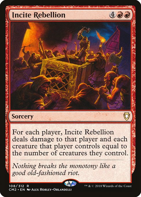 Commander Anthology Volume II - 108 - Incite Rebellion - Rare - R - Non-foil