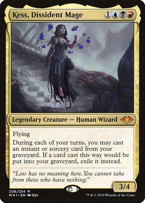 Modern Horizons - 206 - Kess, Dissident Mage - Mythic - Multi - Non-foil